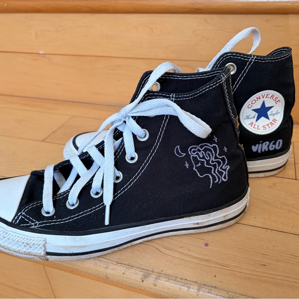 Converse Kids Black and White High-Top Sneakers